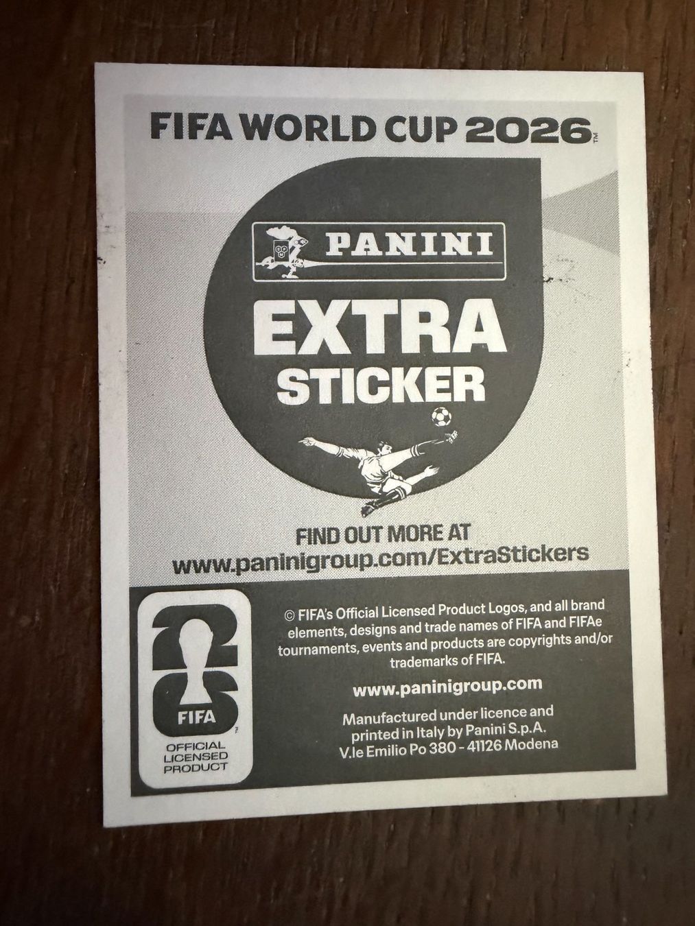 Panini Carte collezionabili: Panini WM 2026 - Extra Sticker - JUDE BELLINGHAM - Regular – Usato da Tegerfelden venduto da siebenmacky 1