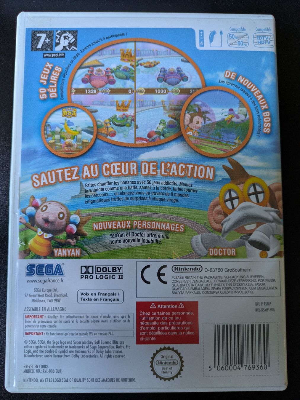 Giochi: Jeu Wii Super Monkey Ball Banana Blitz  – Usato da Court venduto da Meirine 1