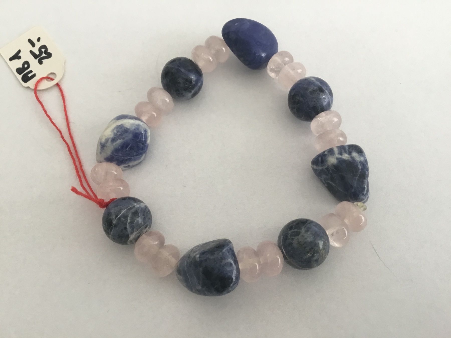 Bracciali & Braccialetti: Armband Sodalith und Rosenquarz elastisch – Nuovo e nell'imballaggio originale da Doppleschwand venduto da Fortuna5859