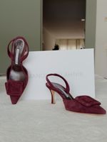 Manolo Blahnik maysale slingback 70mm suede EUR36
