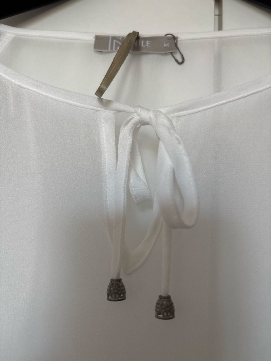 Nile Blusen:  Bluse Nile weiss Viskose Gr.M – Neu (gemäss Beschreibung) aus langenthal von rundholz7 2