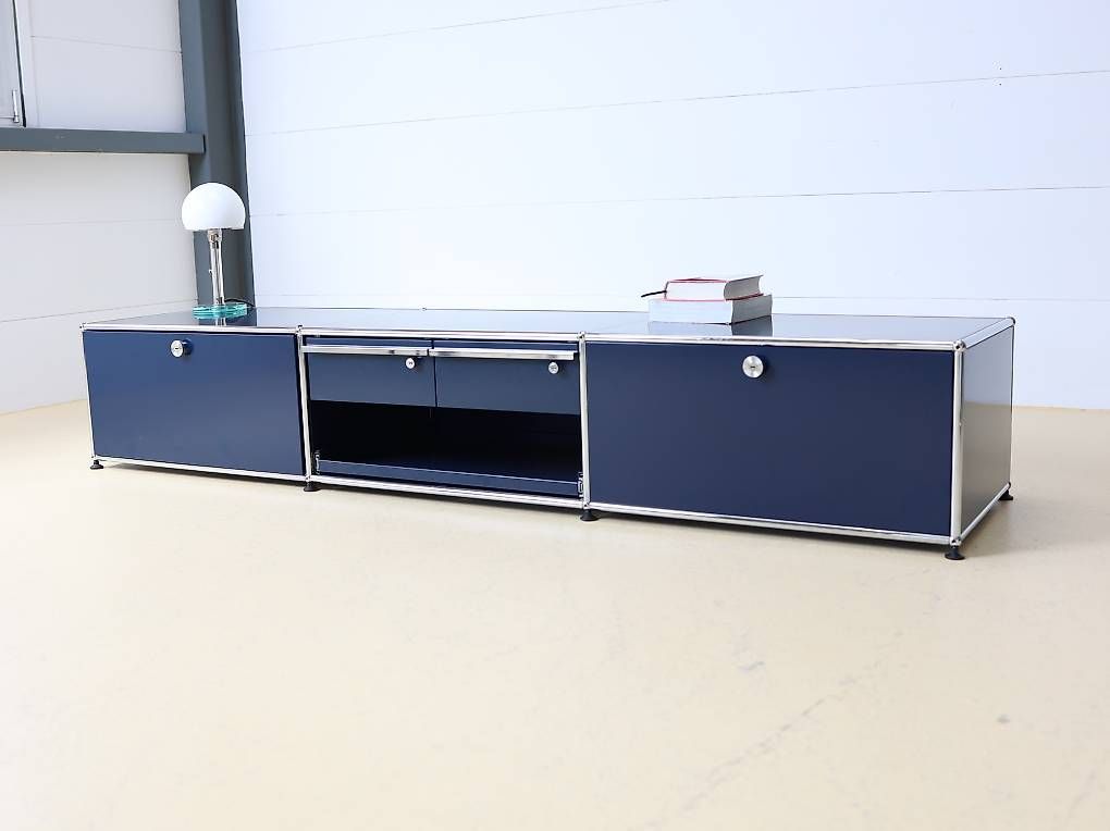 USM Cassettiere: USM Haller Lowboard Stahlblau T50 – Usato da Meinisberg venduto da atelier_TILIJA 8