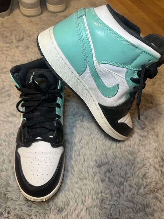 Jordan Chaussures femmes: Nike Air Jordan 1 Mid Türkis Gr. 37.5 – Neuf (Voir description) à Zürich par eli_b8mz 1