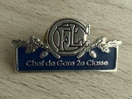 Pin  CFL Chef de Gare 2e Classe Luxemburg