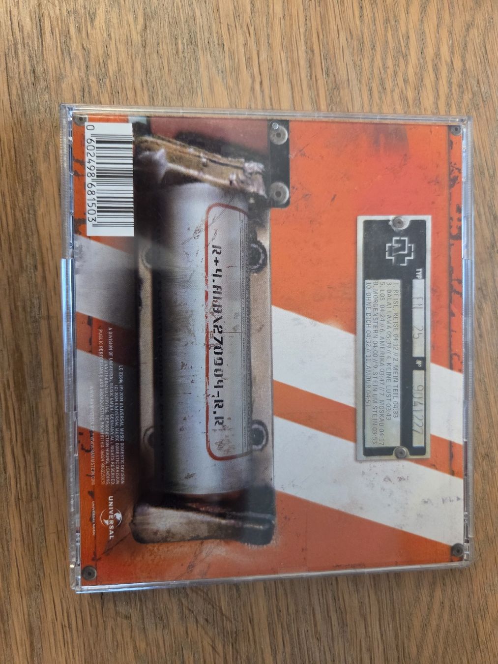 CD: Rammstein-Reise reise – Nuovo (secondo la descrizione) da Engelberg venduto da ursdemar89 1
