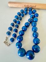 Statement Vintage Kette im Verlauf -Türkis intensiv– Unikat