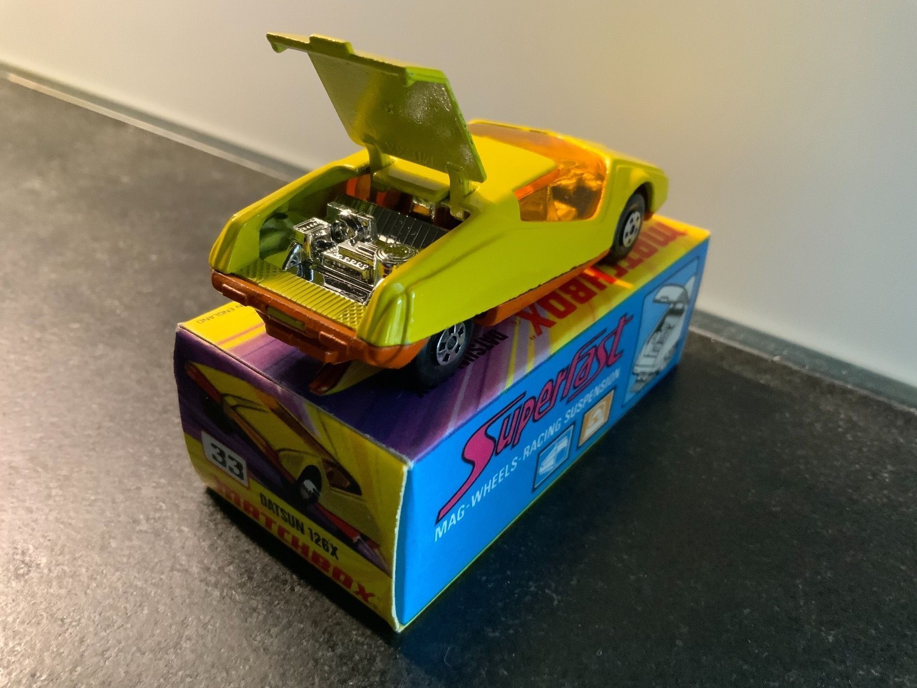 Matchbox Modellini d'auto: MATCHBOX Nr. 33, Datsun 126X – Nuovo e nell'imballaggio originale da Erlenbach im Simmental venduto da Model_box 5
