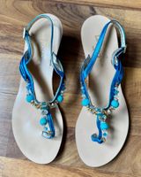 Sommer-Sandalen, türkis, Gr. 40, Top Zustand!