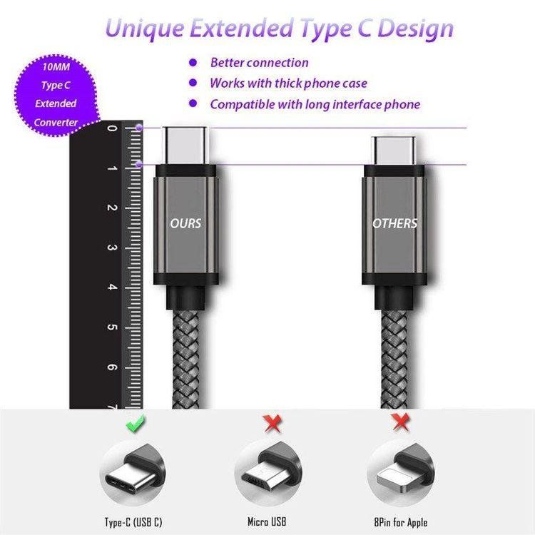 Câbles: Ladekabel mit Langem MicroUSB Stecker 1m – Neuf avec emballage d'origine à Aesch BL par _elektroniktrade_ 2