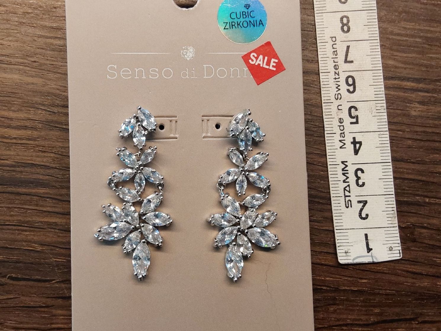 Orecchini pendenti & Orecchini a lobo: Ohrschmuck mit Zirkonia neu – Nuovo e nell'imballaggio originale da Köniz venduto da scopello12