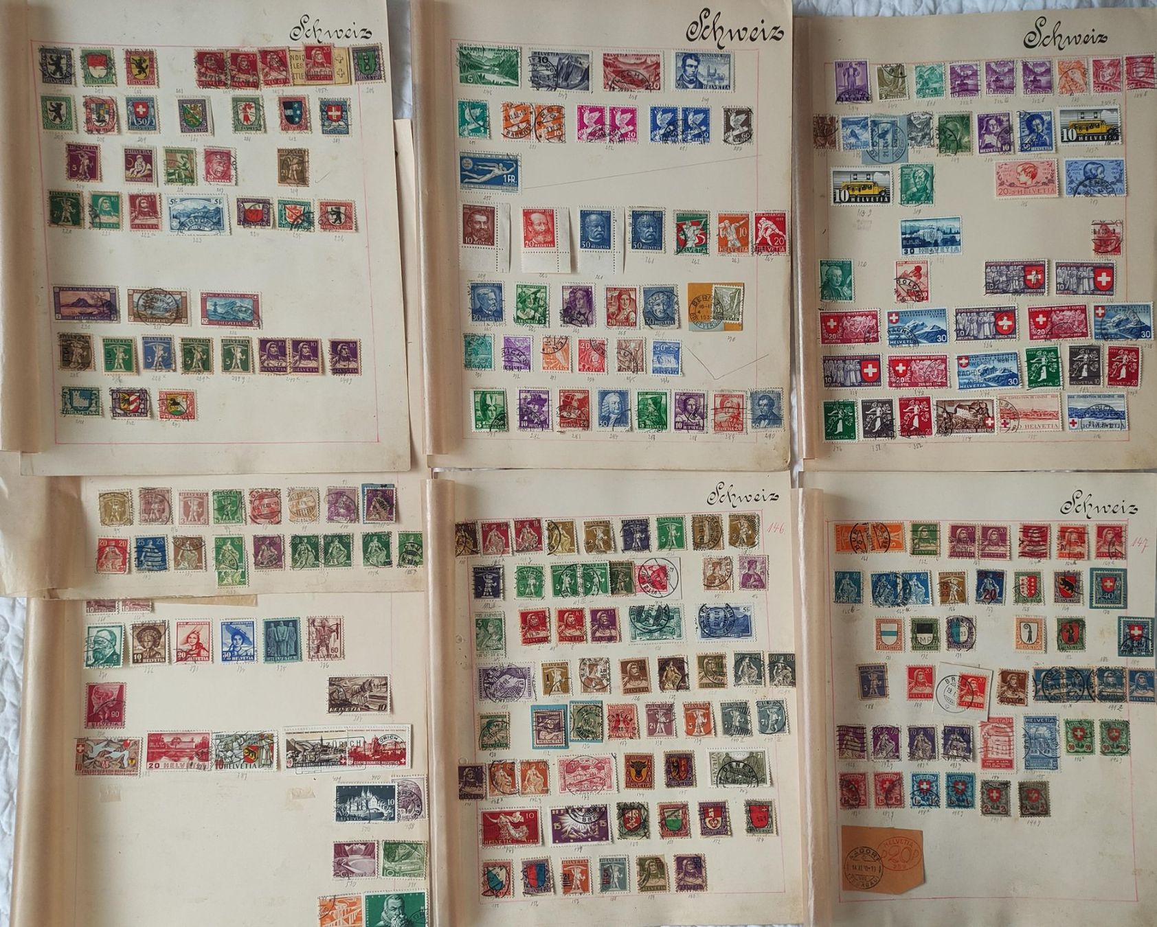 Alle Briefmarken: Schweizer Briefmarken – Gebraucht aus St. Gallen von Pintador 1