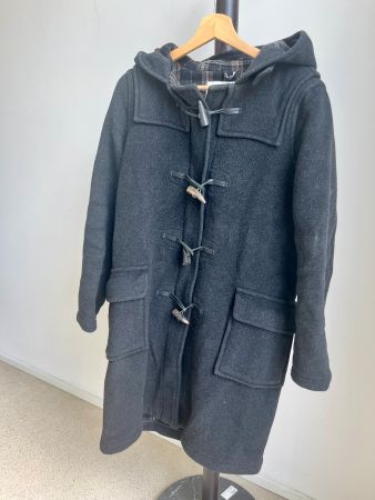 Montgomery Dufflecoat Gr. 10 (M) – 70 % Wolle, schwarz