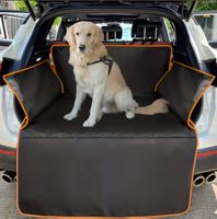 Neue Hunde Kofferraum-Matte (schwarz/orange)