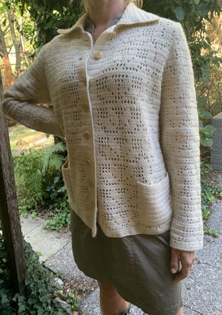Cardigan lungo di lana100%-chic e elegante👌autunno 