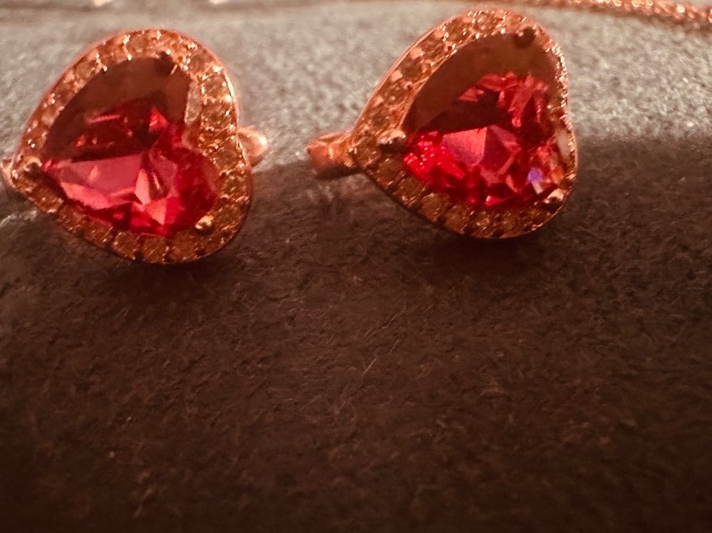 Autres bijoux: Parure rouge rubis, bague, et boucles – Neuf avec emballage d'origine à St-Maurice par Sandrinette123 6