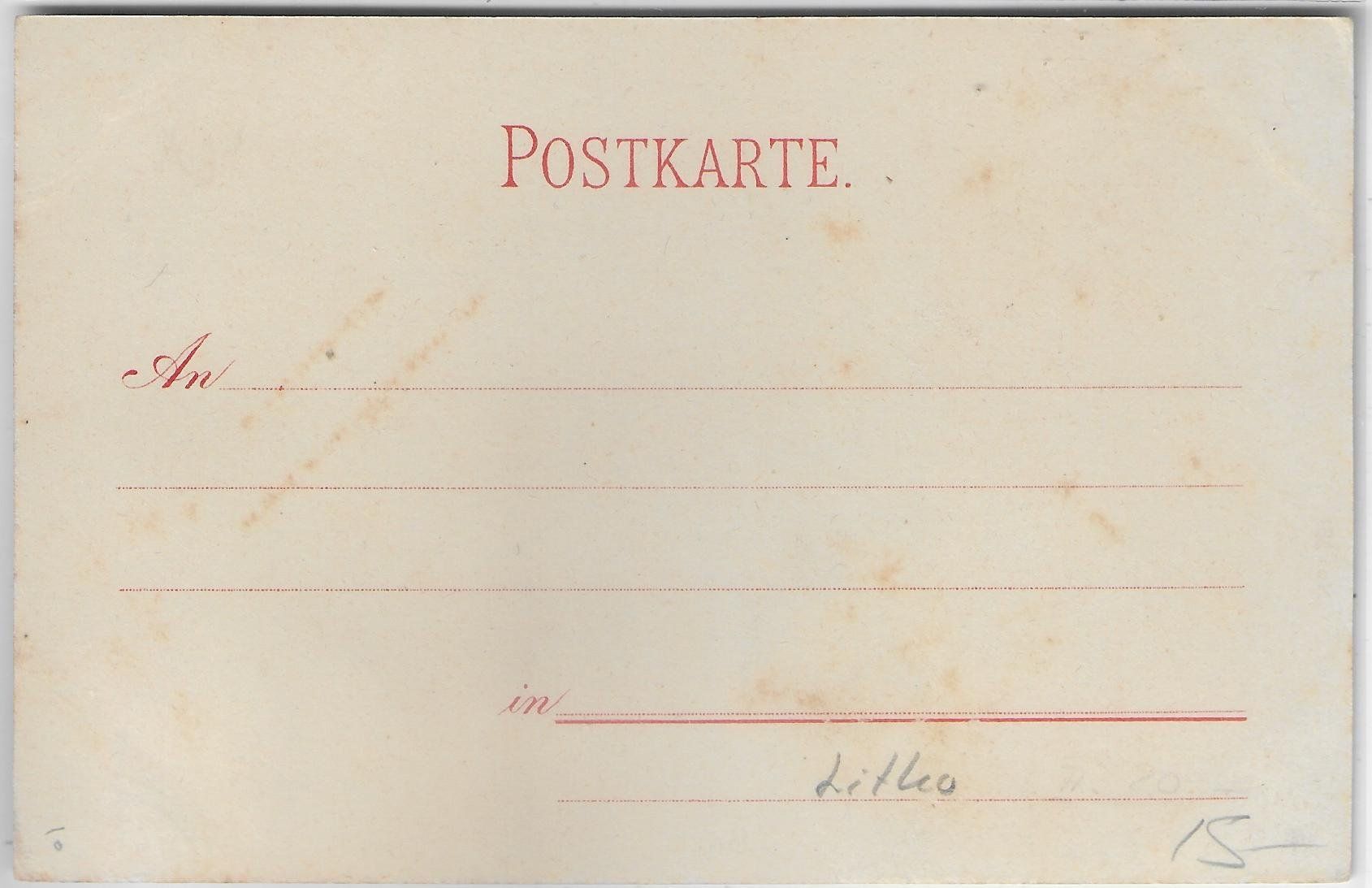 Ansichtskarten: Basel Bale - Trach Costume - Litho – Gebraucht aus Ettingen von Kartenplanet 1