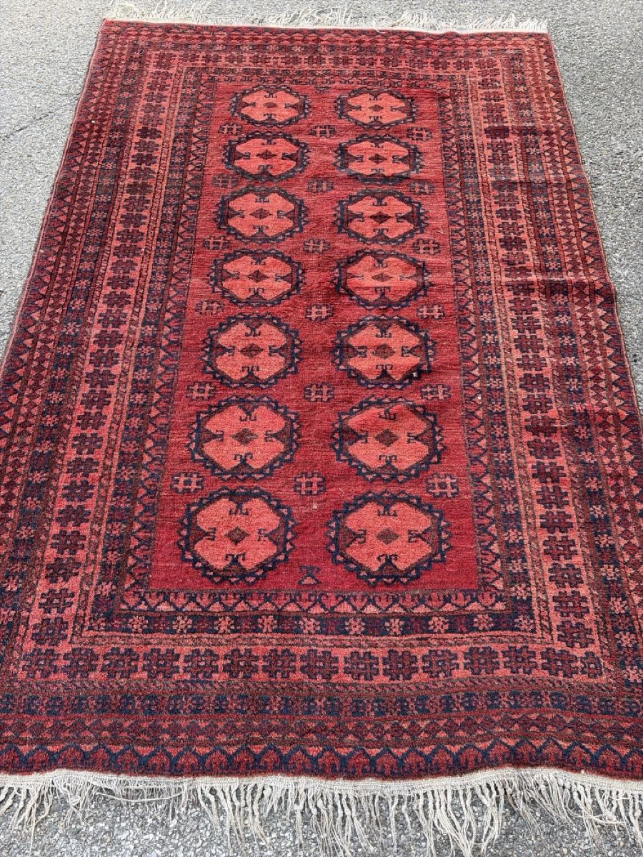 Teppiche: Afgan Teppich rot  – Gebraucht aus Wängi von Tesimo