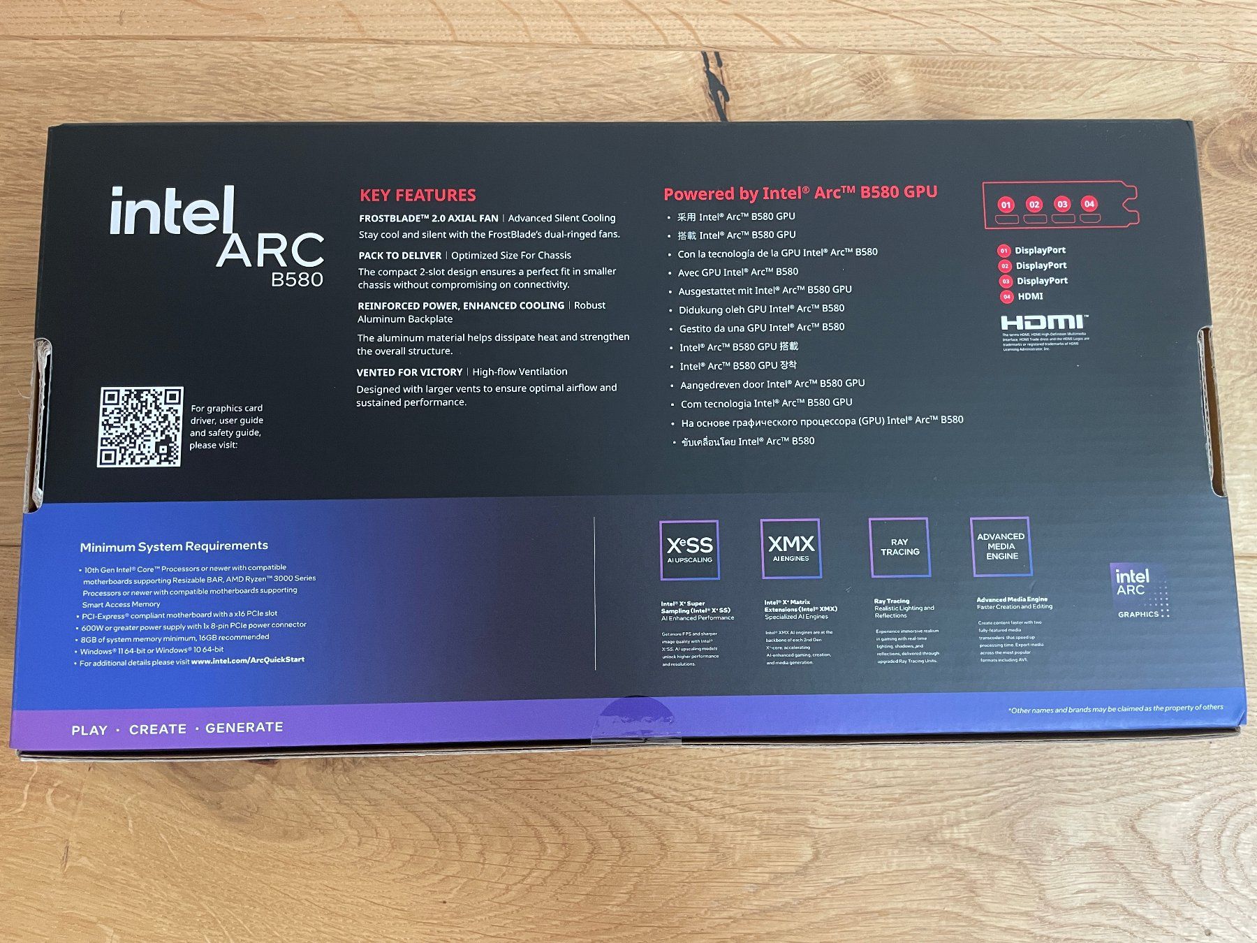 Intel Schede grafiche: Acer Intel Arc B580 NITRO OC 12GB – Nuovo e nell'imballaggio originale da Zürich venduto da Kri_ga 2