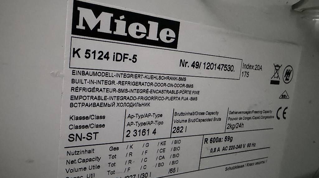 Kühlschrank: Einbaukühlschrank Miele  – Gebraucht aus Künten von buli76 3