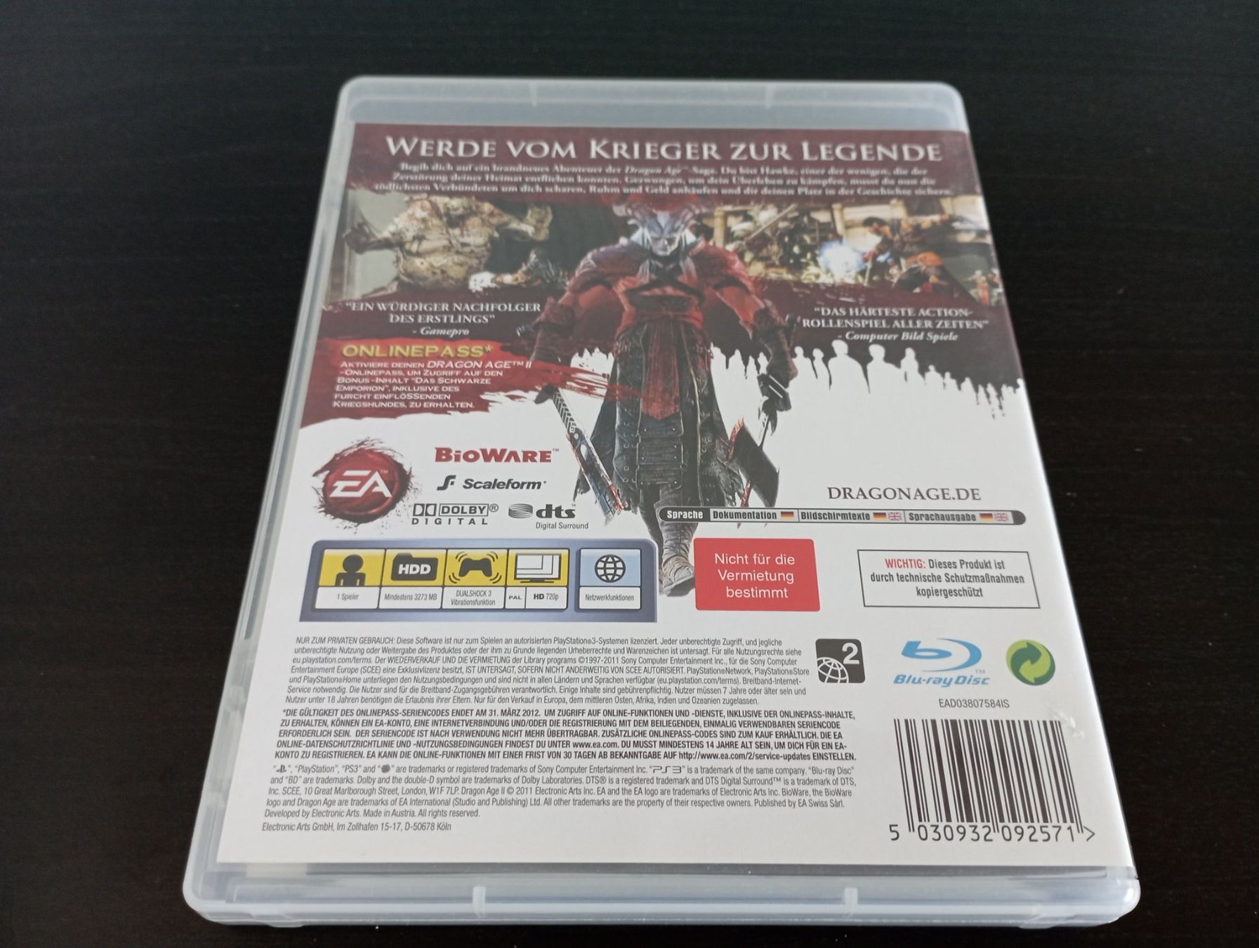 Sony Giochi: PS 3 Dragon Age II – Usato da Allschwil venduto da pri_9lsr 1