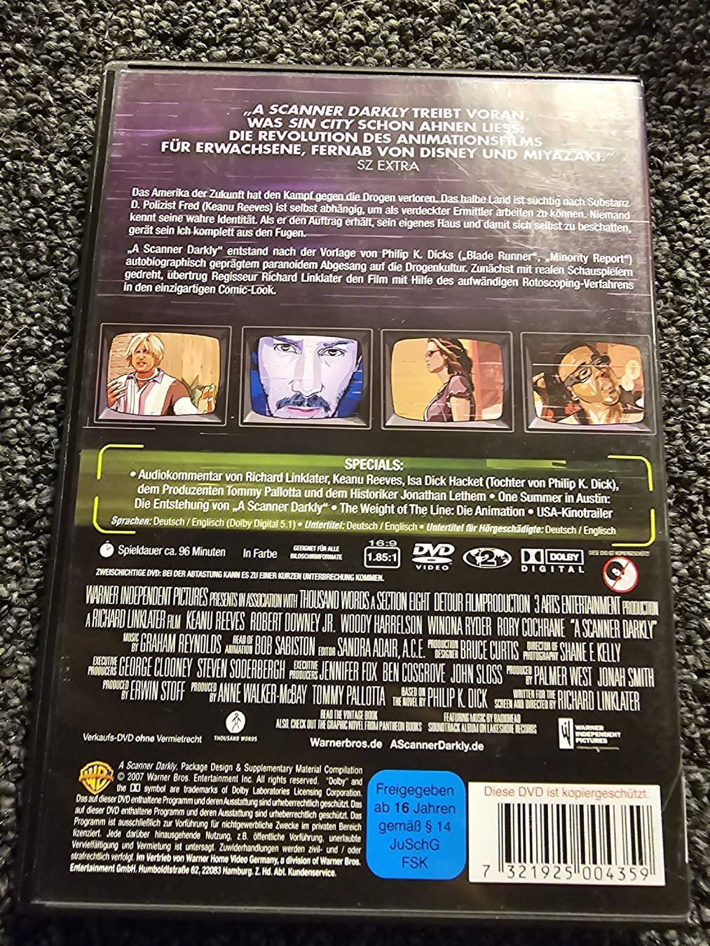 Tutti i DVDs: A Scanner Darkly (21281) – Usato da Ruswil venduto da jan_bxl5 1