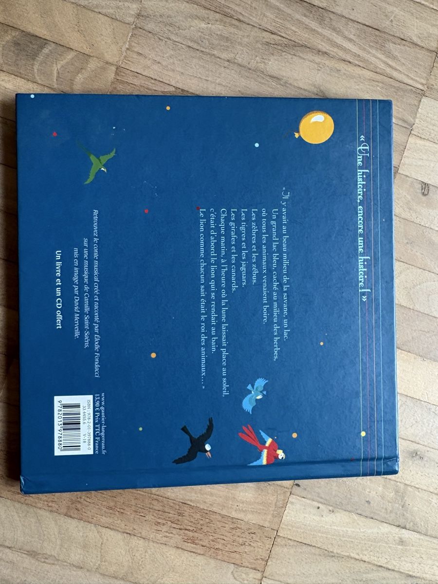 Audiolibri: Livre avec CD - le carnaval des animaux  – Usato da Zürich venduto da chemostat 1