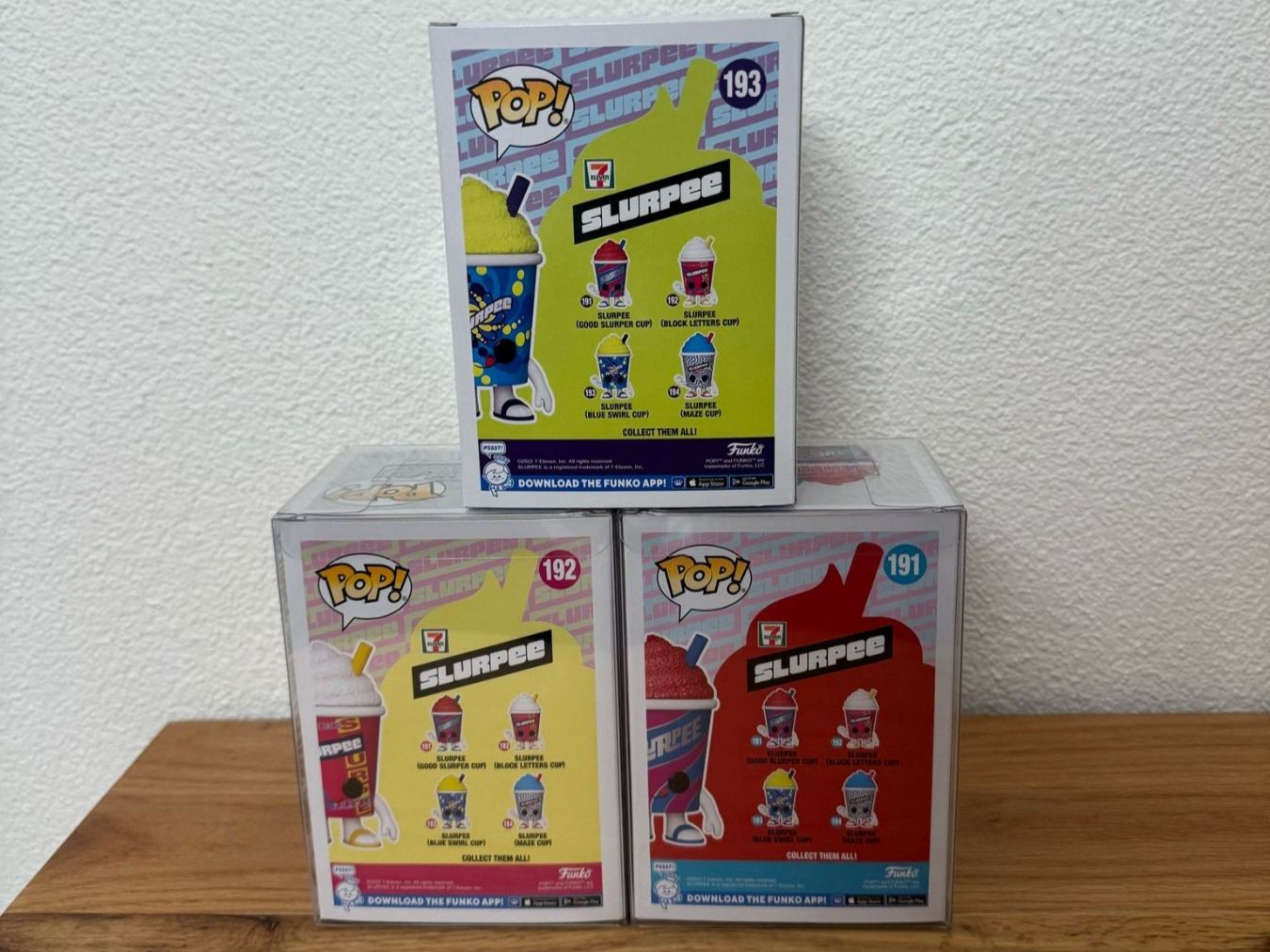 Funko Figuren: Funko Pop - Slurpee 191 | 192 | 193 | Blue | Good | Block – Neu und originalverpackt aus Oensingen von CSCollectors 1