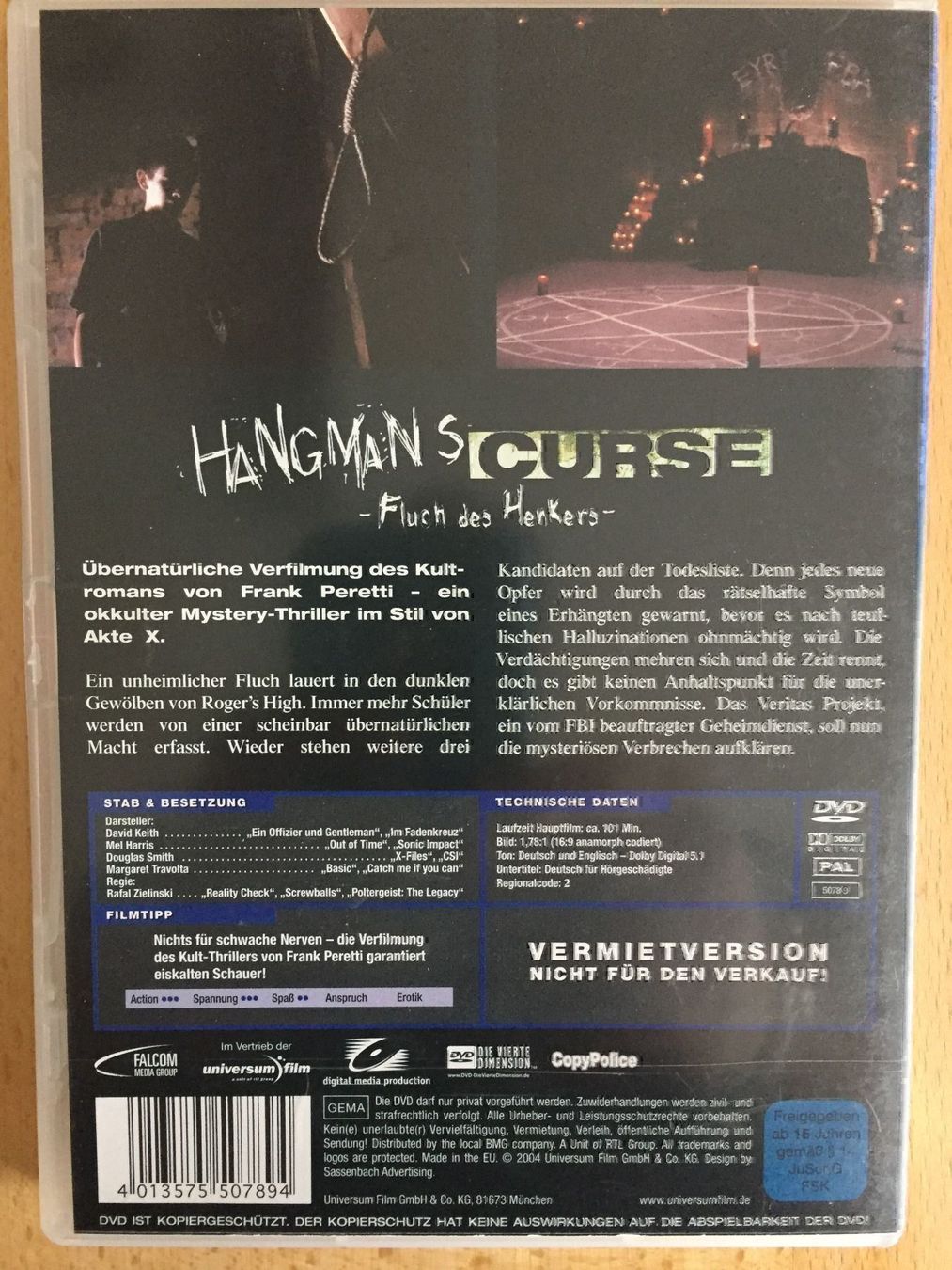 Tous les DVDs: Hangmans Curse - Fluch des Henkers – D'occasion à Rüti ZH par alumedien 1