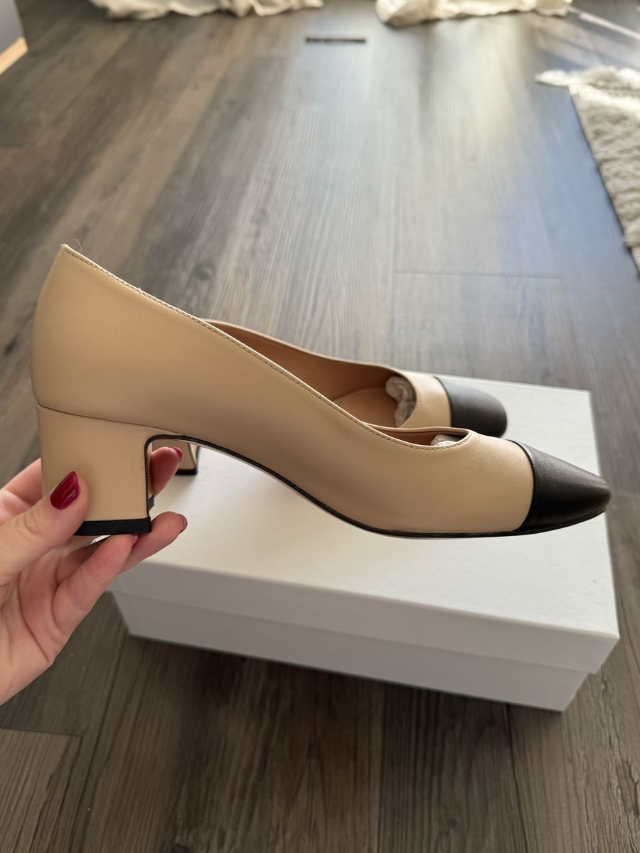 Baldinini Damenschuhe: Baldinini Slingbacks beige & black – Gebraucht aus Zürich von bib_y275 1