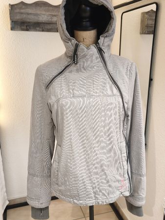 Sublevel Jacke mit Kapuze grau Grösse M guter Zustand