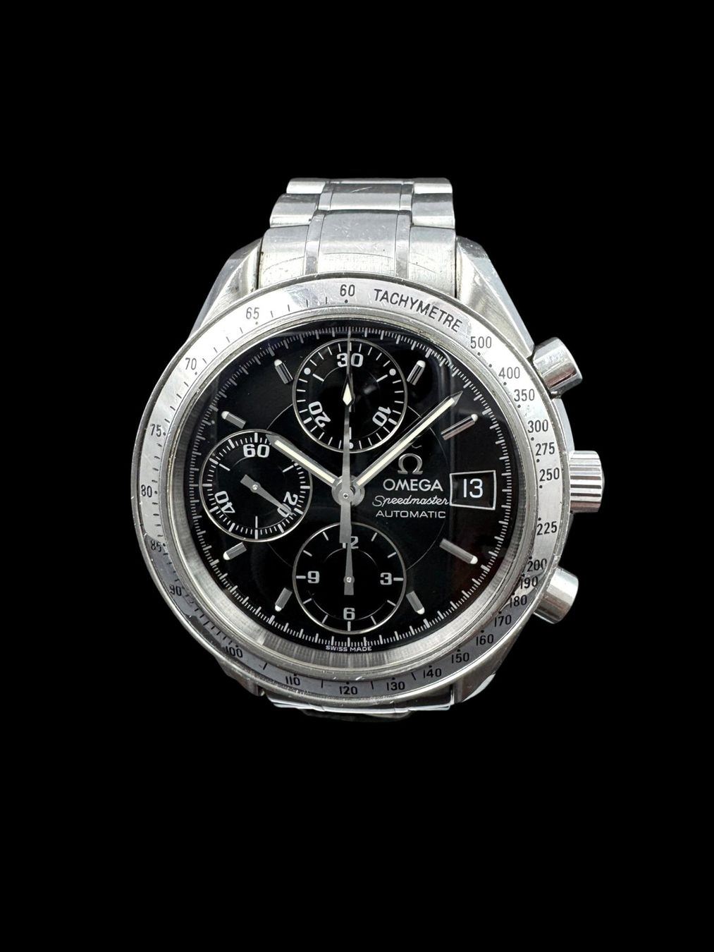 Omega Orologi: Omega Speedmaster Automatic Chronograph Datum 39mm *U1461 – Usato da Zürich venduto da GalerieInauen 5