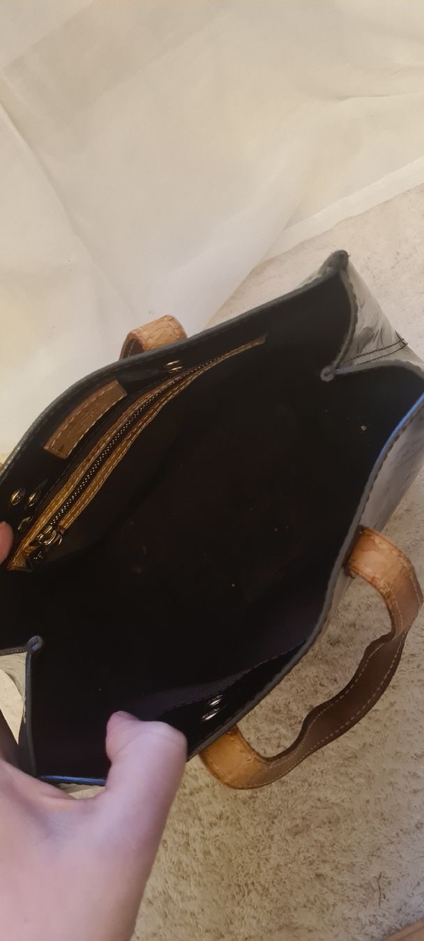 Louis Vuitton Borse da donna: Louis Vuitton Tasche Monogramm Vernis braun – Usato da Rebstein venduto da Soju3 3
