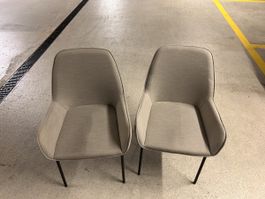 Zu verkaufen zwei Stoffstühle