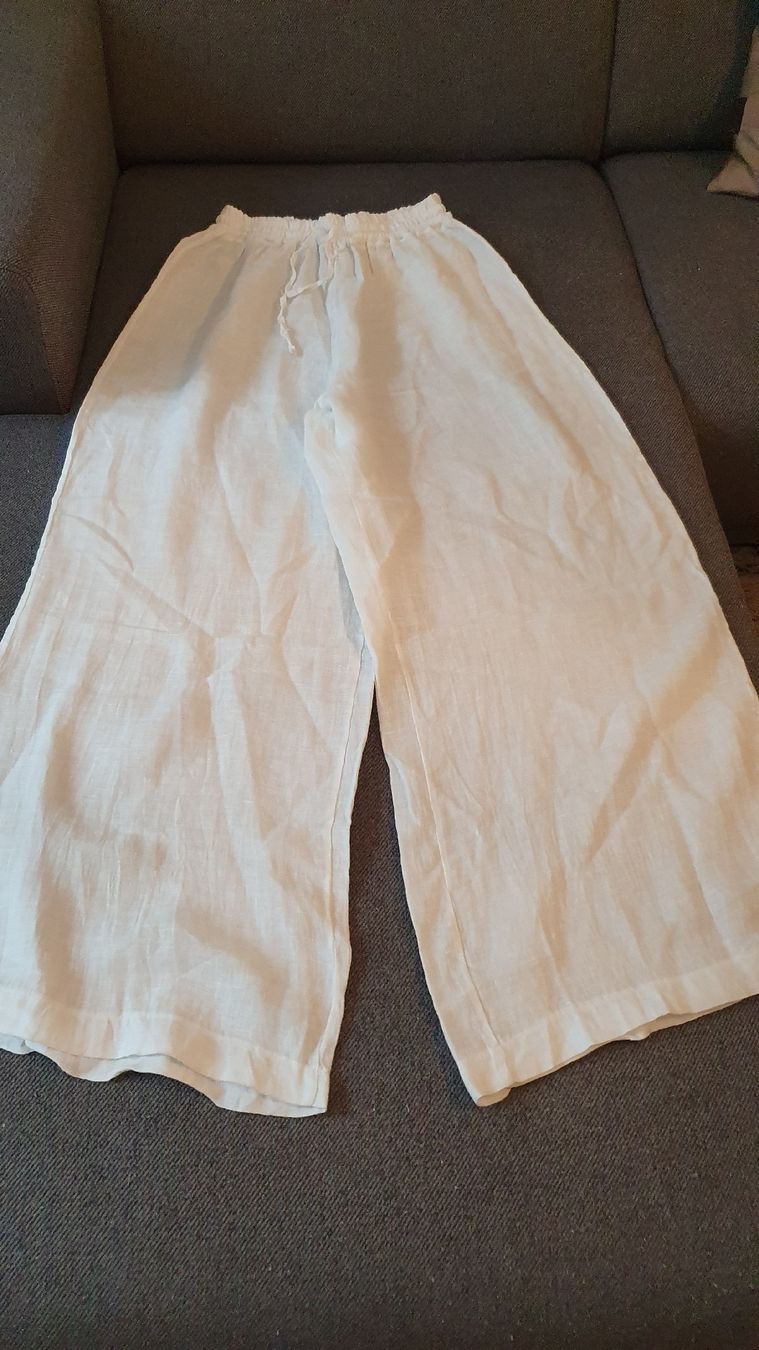 Pantaloni: neue Leinen Sommer Hose – Nuovo (secondo la descrizione) da Basel venduto da and_xs78 3