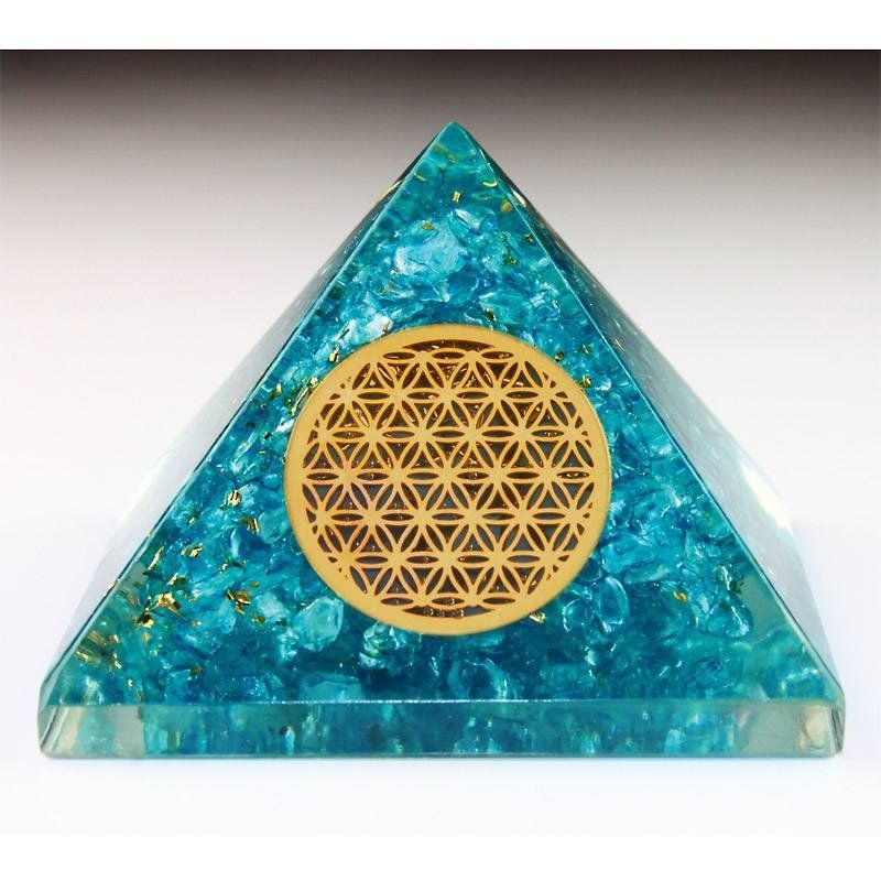 Minerali & Pietre curative: Pyramide Orgon-Flow XL - türkise – Nuovo e nell'imballaggio originale da Mauren venduto da Yeelen