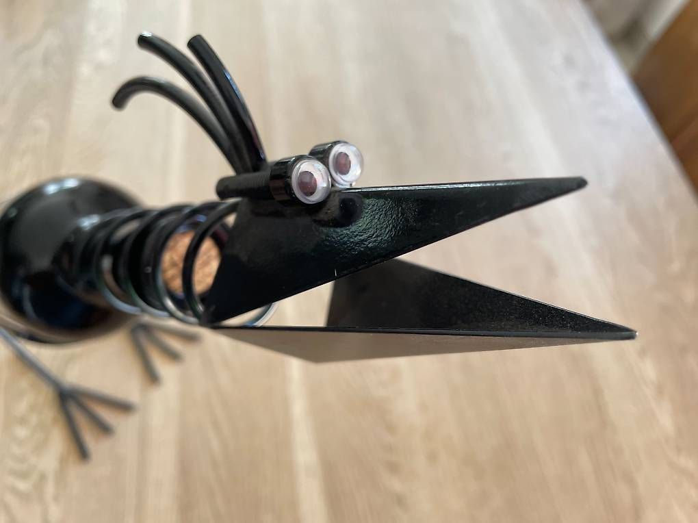 Weingestelle & -ständer: Support à bouteille oiseau en acier – Gebraucht aus Yvonand von Musicman5