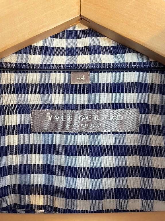 Camicie: Langarm Hemd 44 XL blau weiss  – Usato da Adligenswil venduto da g-day-mate 1