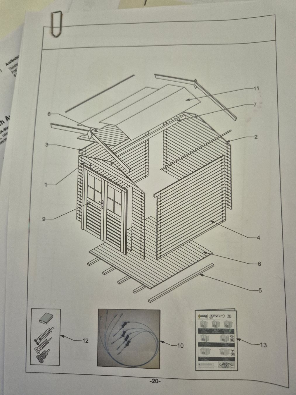 Cabanes de jardin & serres: Holzgartenhaus – Défectueux à Einsiedeln par M.Aurel