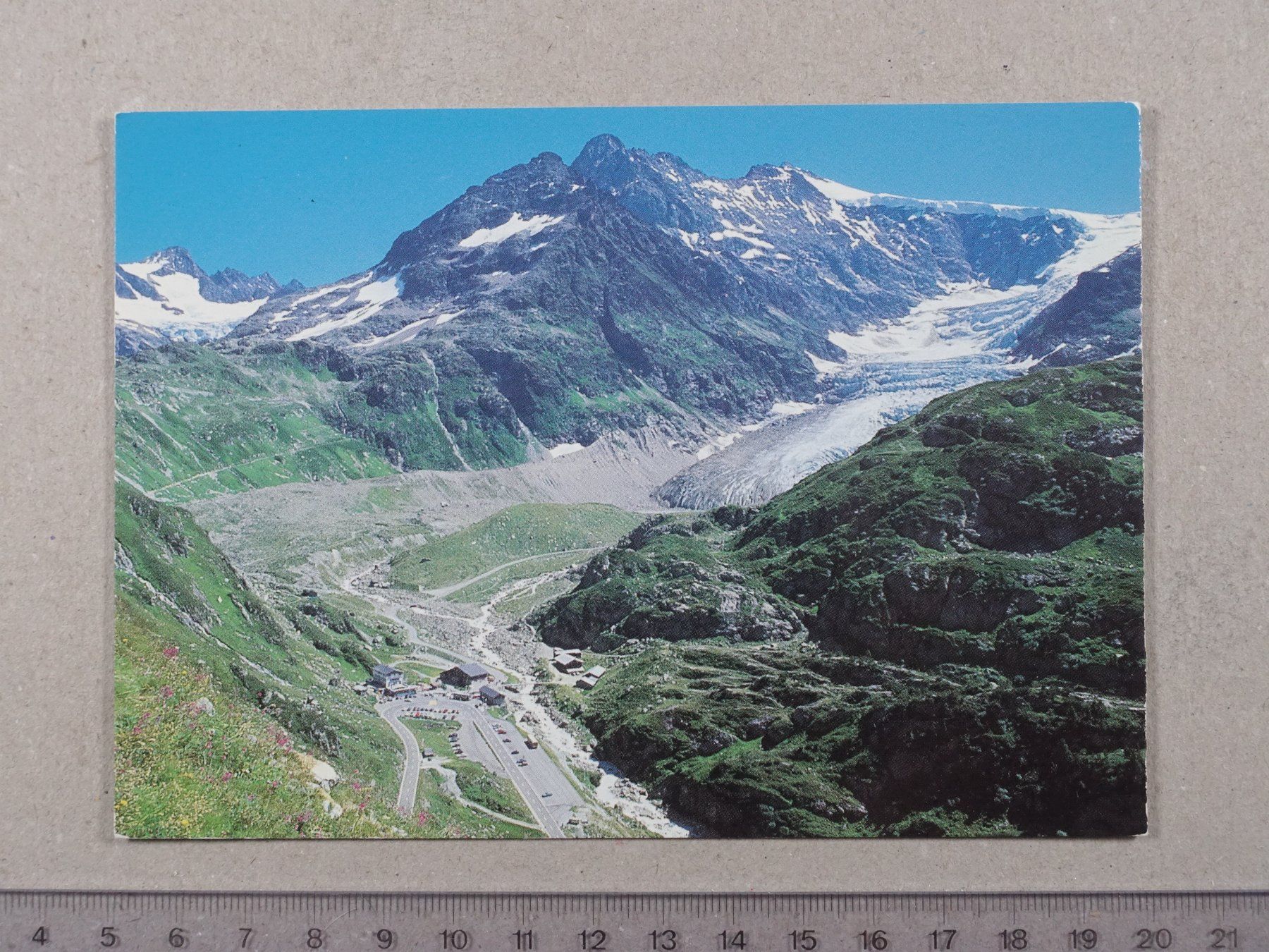 Cartes postales: Werbekarte Gletscherweg, Hotel Steingletscher – D'occasion à Lenzburg par fh1