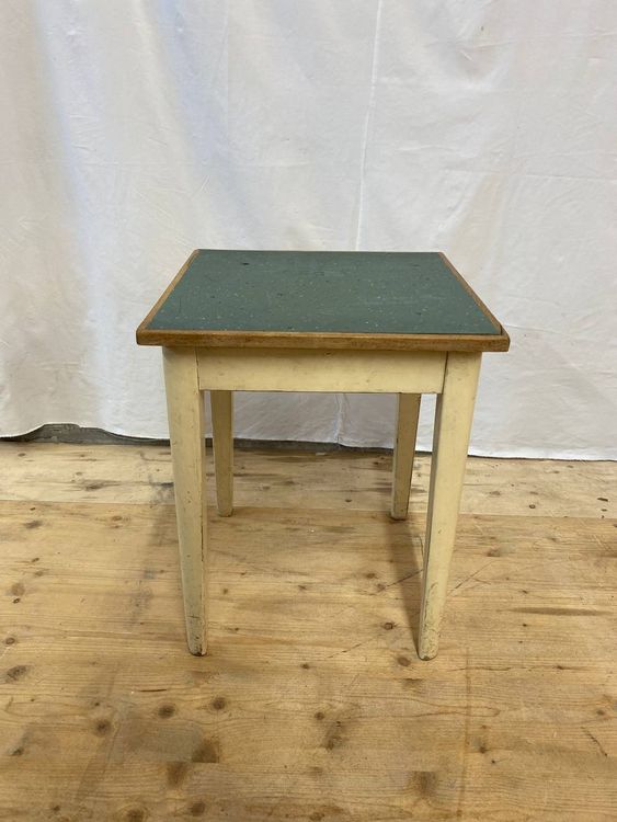 Massiver Esche Hocker - Rustikaler Tritthocker 28x33x24cm Mit Filzgleitern