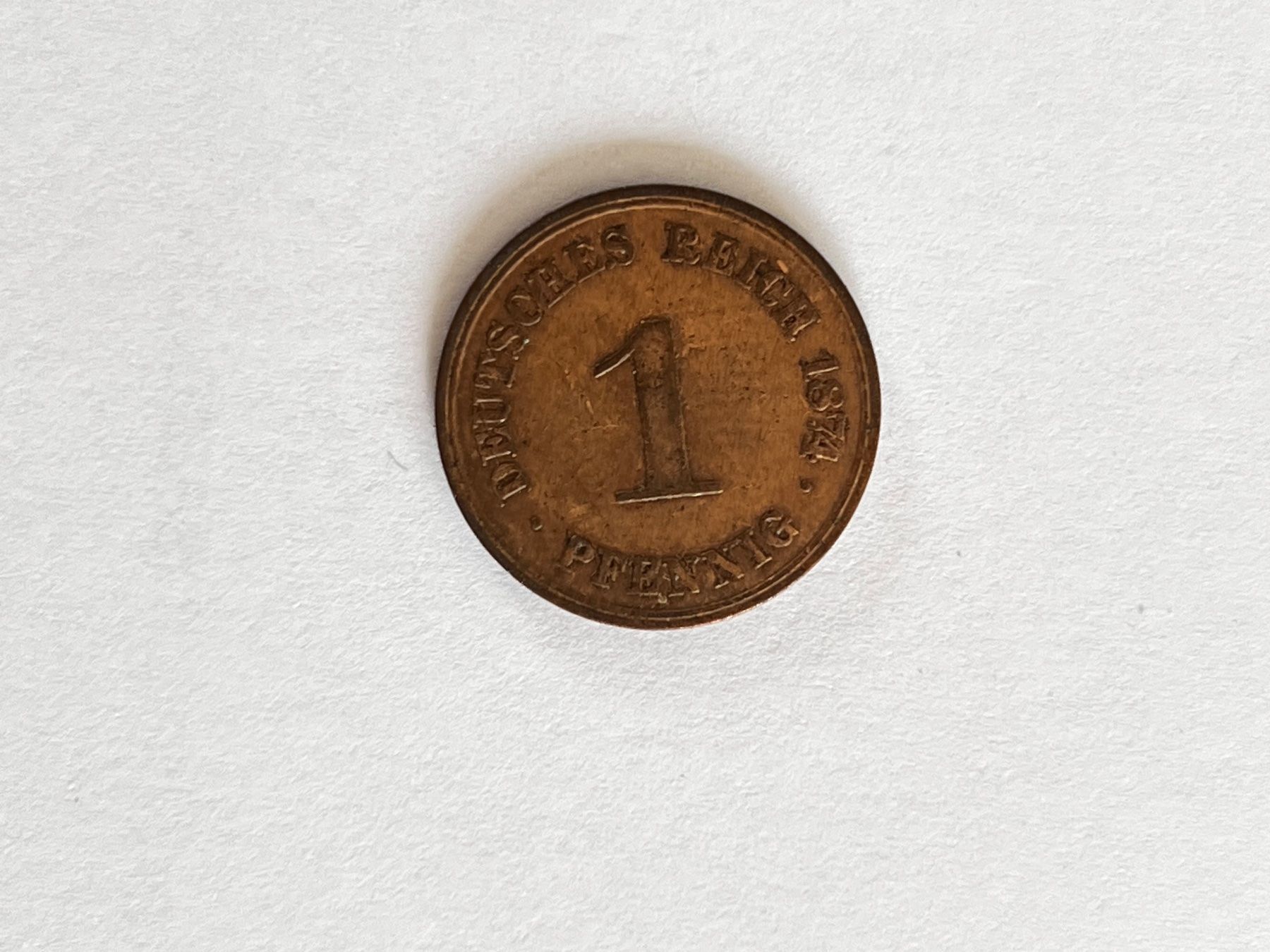 Tutti le monete: Alte Deutsche Reichspfennig ab 1874 – Usato da Münsingen venduto da Olsek01