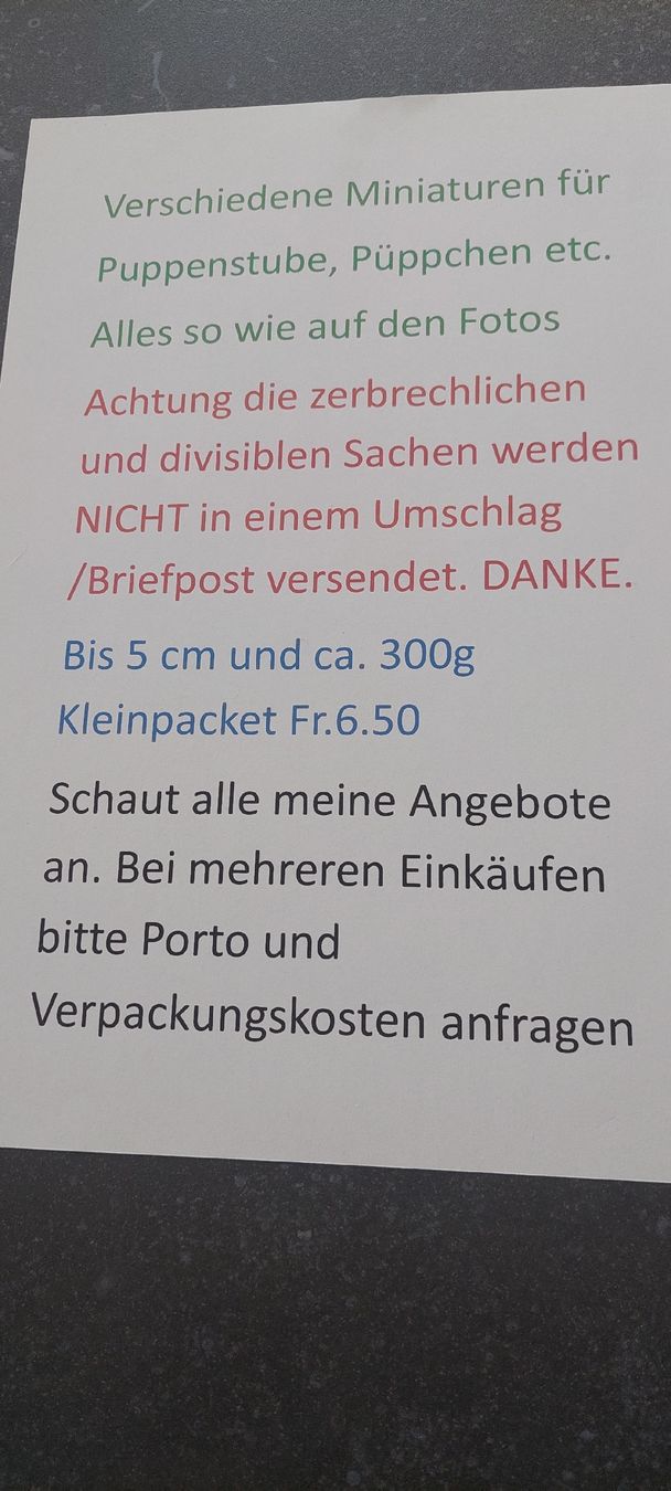 Giocattoli: Puppenbrille 2 Stück  neu – Nuovo (secondo la descrizione) da Muri AG venduto da nindo1 1