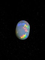 Australian *WHITE OPAL* Multicolor 0.8ct
