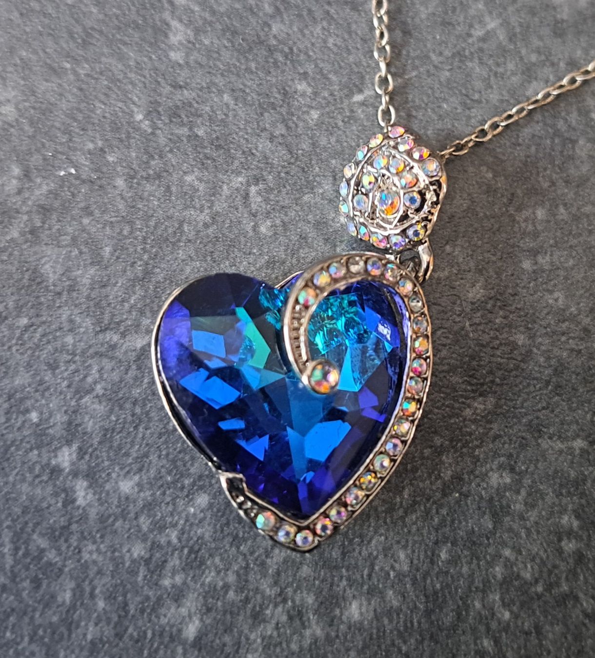 Ciondoli: Pendentif cœur en crystal – Nuovo e nell'imballaggio originale da St-Imier venduto da supernova21 1