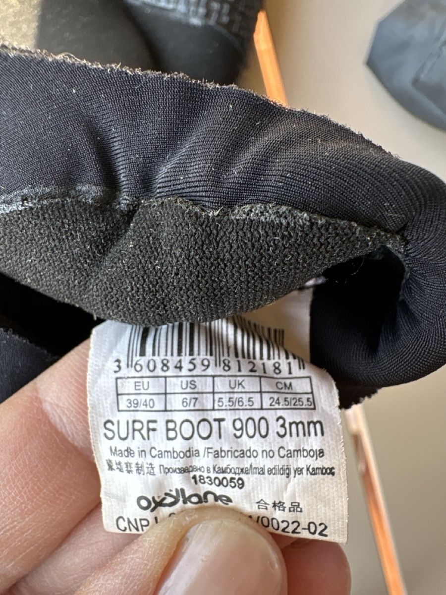 Decathlon Scarpe da uomo: Chaussons paddle – Usato da Savigny venduto da floaymes 3
