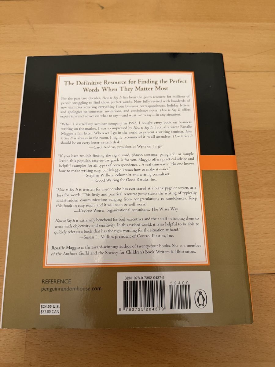 Libri: How to Say It, Third Edition NEW – Nuovo e nell'imballaggio originale da Zürich venduto da arr_vq5w 3
