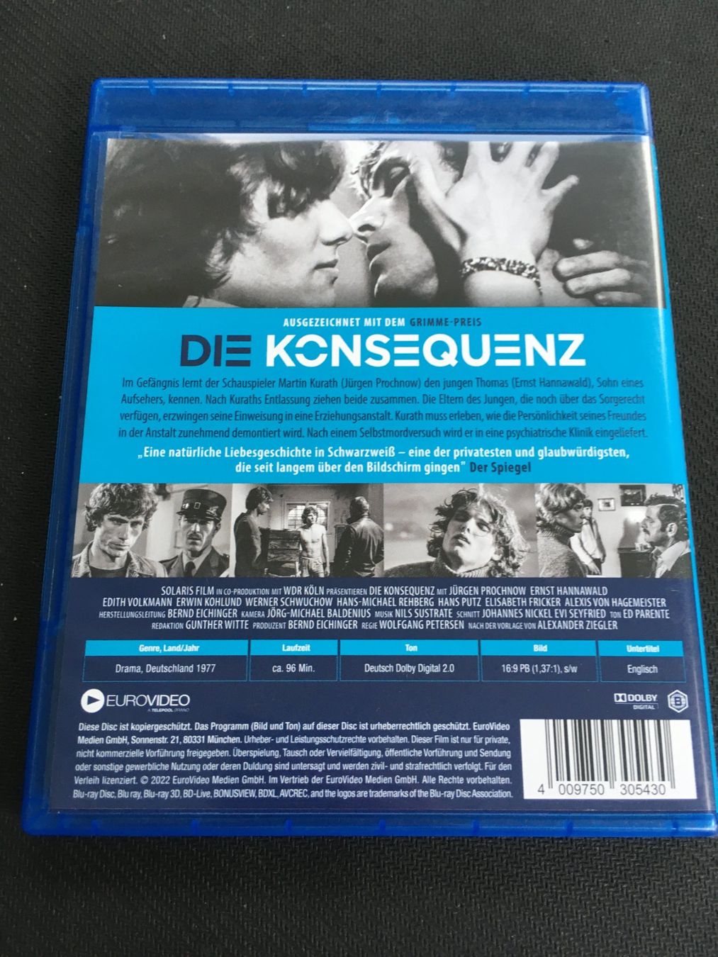 Alle DVDs: Die Konsequenz [Blu-ray] – Gebraucht aus St.Gallen von MedienJoe 1