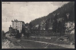 AK Leysin-Feydey, Ortspartie, 1909