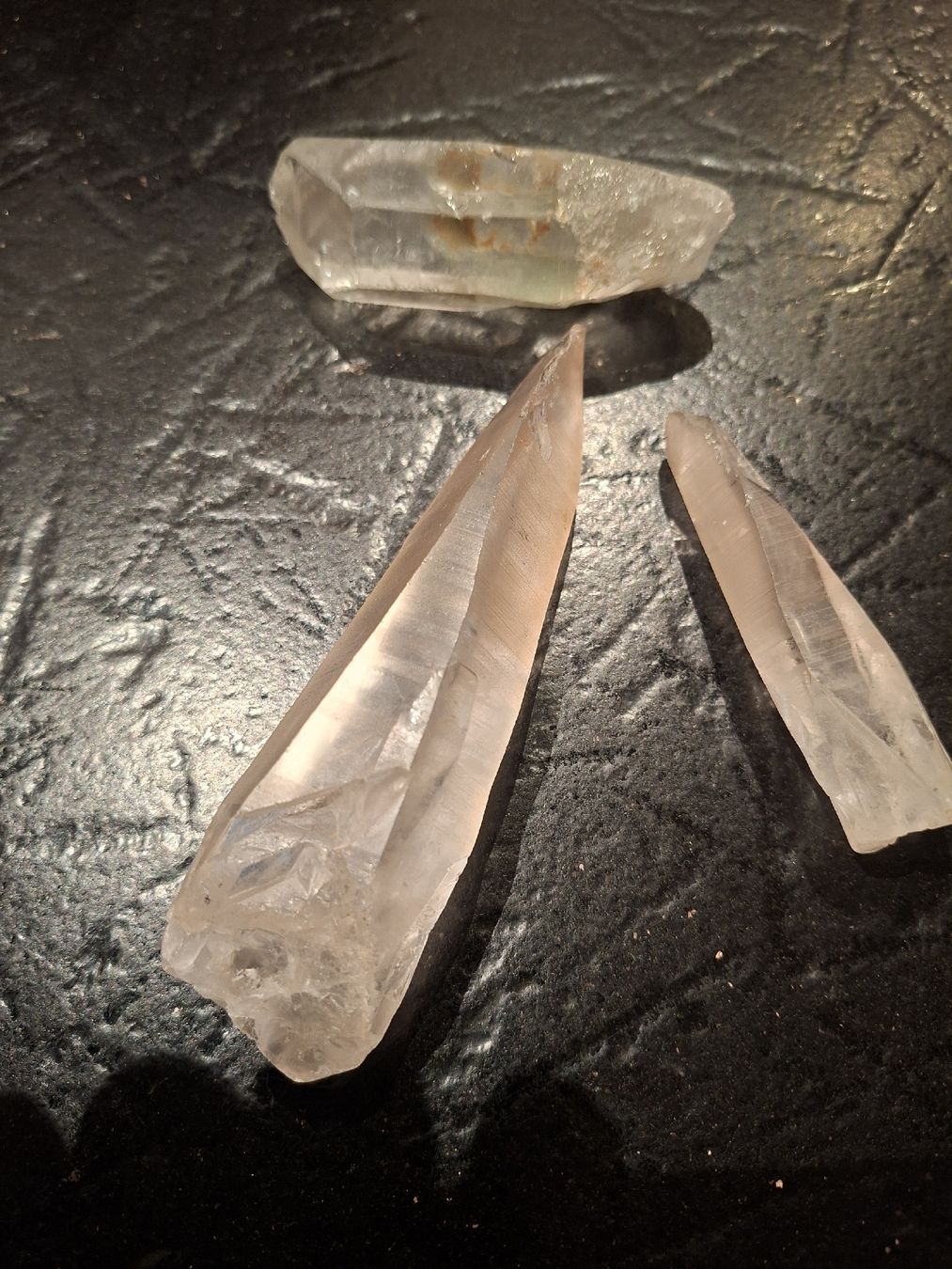 Mineralien & Heilsteine: 3x Bergkristall – Gebraucht aus Ettingen von esther82 1