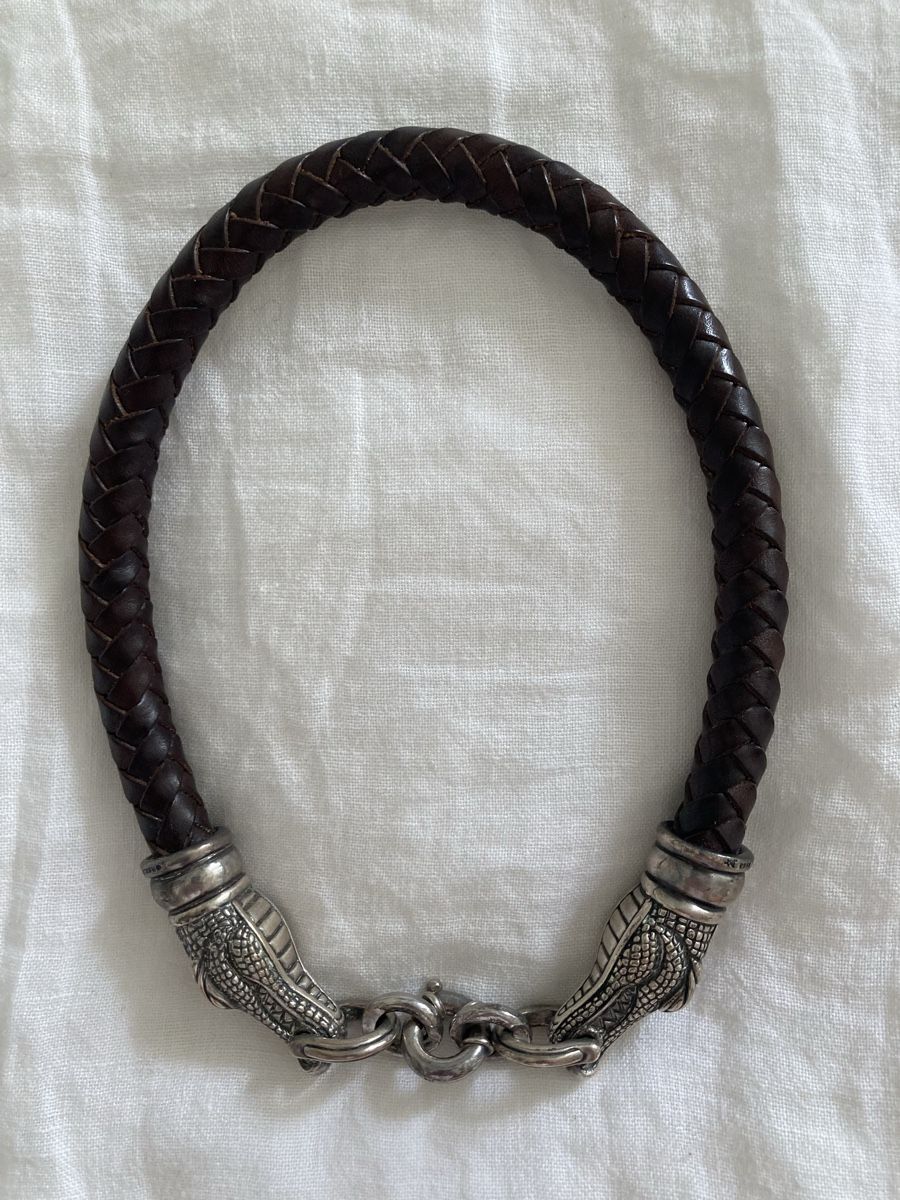 Catenine: Kieselstein-Cord Halsband – Usato da Zürich venduto da mainau16 1